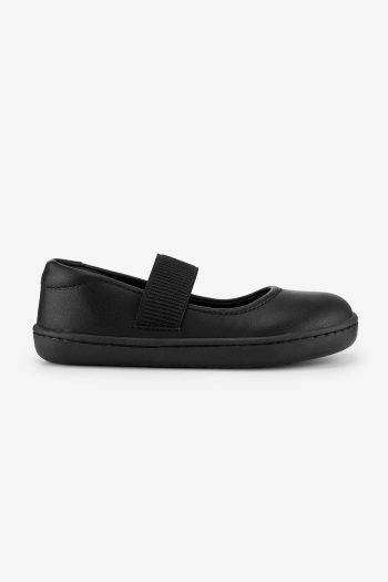 HOPFRÖG Smart Walker Mary Jane Airy Black Barefoot Girls' Ballerina Shoes