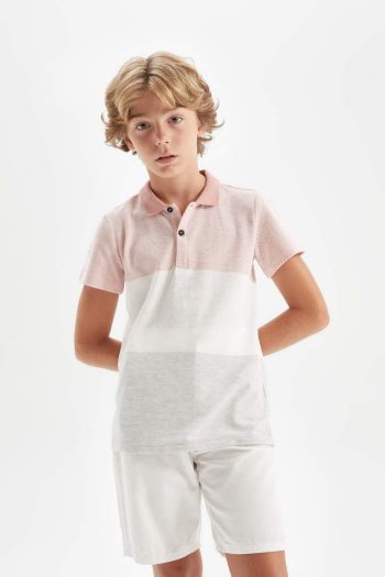 Boys' Short Sleeve Polo T-Shirt
