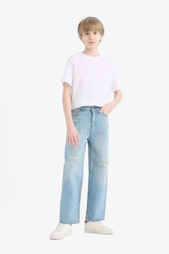 Boys' Wide Leg Jeans Pants