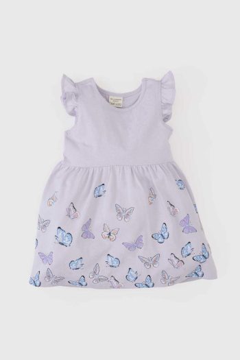 Baby Girl Floral Short Sleeve Dress