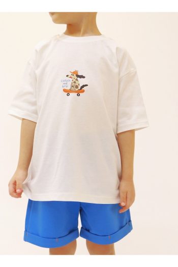 BALKABAĞI Catch Me Bro Boys' Summer Outfit with Shorts (Ages 2-9) MTYE0063