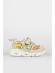 Vicco Dino Light-Up Unisex Baby Grey Sports Shoes