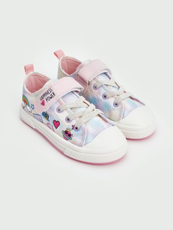 LCW STEPS  Mixed Velcro Printed Girls' Baby Sports Shoes