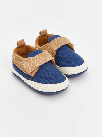LCW STEPS  Navy Velcro Pre-Walking Shoes for Baby Boys