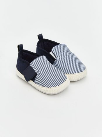 LCW STEPS  Navy Blue Velcro Infant Boy Pre-Walking Shoes