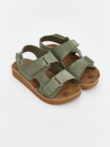 LCW STEPS                                           Haki Velcro Boys' Baby Sandals