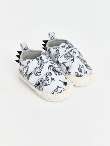 LCW STEPS Gri Velcro Boys' Baby Sports Shoes