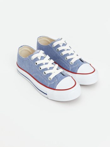 LCW STEPS Blue Lace-Up Girls' Sports Shoes