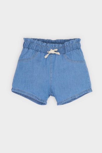 Girl's Elastic Waist Denim Shorts