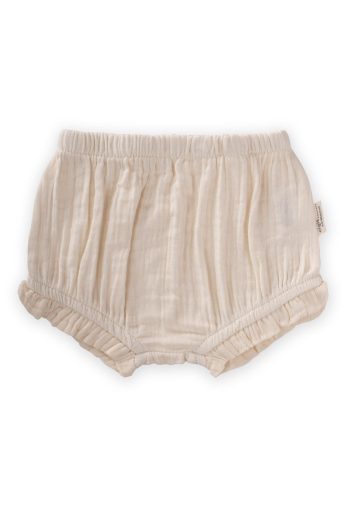 Ruffled Shorts 0-2 Years Natural