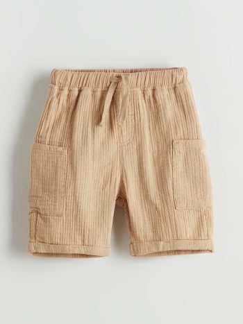 LCW Kids Basic Boys' Shorts with Elastic Waistband
