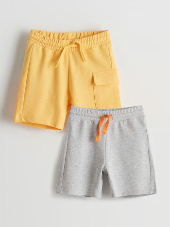 LCW Kids Sari Beli Lastikli Boys' Shorts 2-Pack
