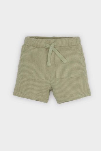 Boys' Elastic Waist Waffle Shorts