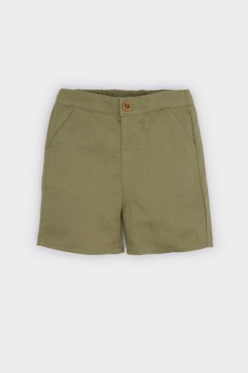 Baby Boy Gabardine Shorts