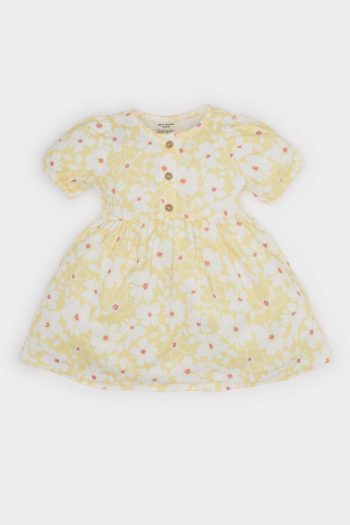 Baby Girl Floral Short Sleeve Dress