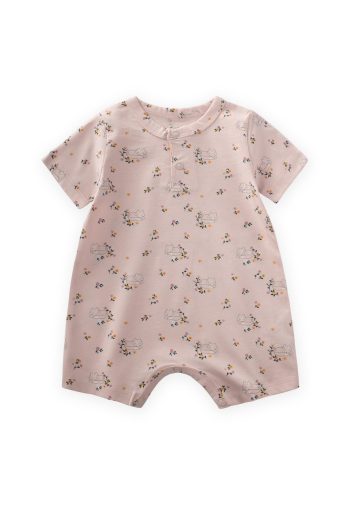 Printed Jumpsuit 0-3 Years Fox Pattern