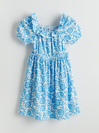 LCW Kids White Floral Girl's Dress