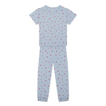 Crab Family Short Sleeve Pajama Set