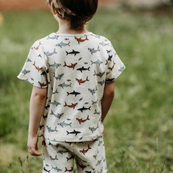 Shark Short Sleeve Pajama Set