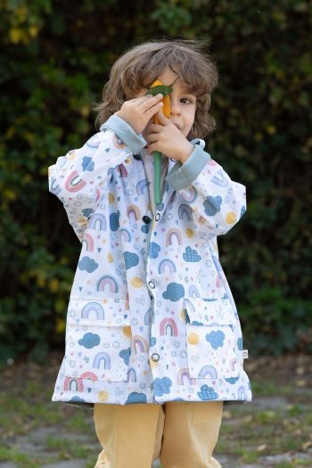 Organic Cotton Hooded Children's Raincoat