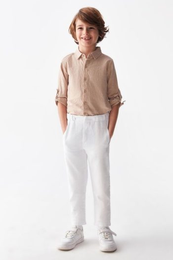 NK Kids Anka 2-Piece Boys' Linen Suit