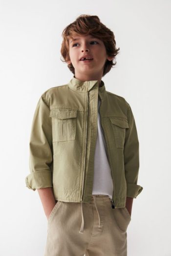 NK Kids NK KIDS 46700 Boys' Green Style Jacket