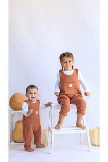 Las Vivas Kids Muesli Onesie Winter-Spring Baby Child Overalls