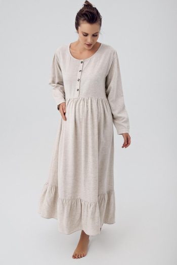 Keten Long Sleeve Maternity Dress Increase