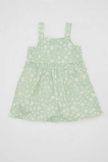 Defacto Girl Baby Sleeveless Floral Dress C7167A524SM