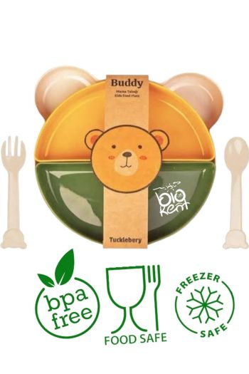 LOVA PLASTIC Yogi Baby Starter Feeding Plate Set