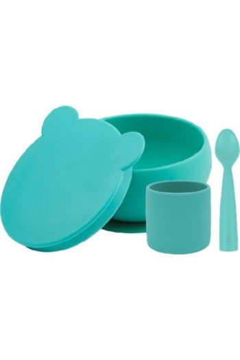 OiOi BLW Silicone Feeding Set - Green