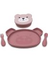 TUM TUM Silicone Feeding Set Betsy Bear (5 Pieces)