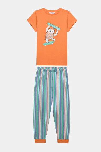 Penti Unisex Kids' Monster Fam Multicolor Pajama Set