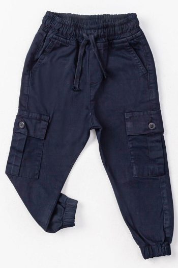 Gold Class Kidswear Elastic Waist and Cuff Cargo Pocket Jogger Boys Pants