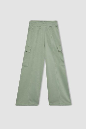 Defacto Girl's Wide Leg Cargo Sweatpants B6402a824sp
