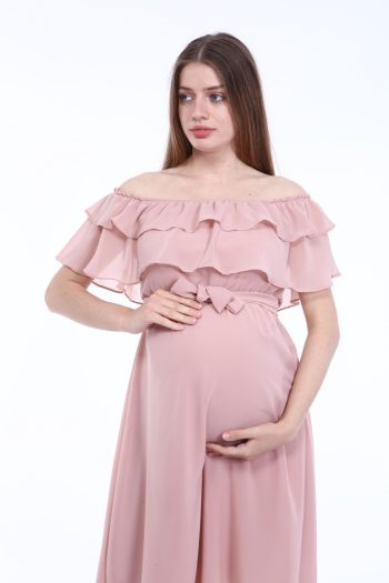 ADASTYLE Collar, Chiffon Dress