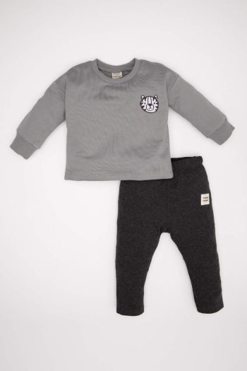 Boys' Printed Sweatshirt and Sweatpants Set