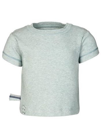 OrganicEra Organic Short Sleeve T-shirt, Aqua Melange