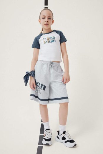Girls' Elastic Waist Printed Shorts