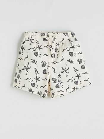LCW Kids  Twisted Waist Elastic Girl's Shorts