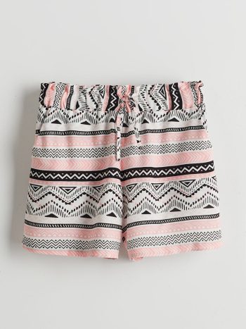 LCW ECO                                                  Ecru Waistband Girl's Shorts