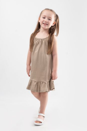 Baby Girl Dress with Ruffles - 100% Cotton Dress
