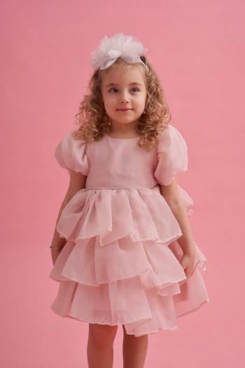 Premium Ruffled Buckle Stylish Dress