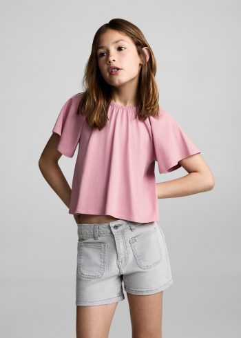 Cross-Back Cut T-Shirt
