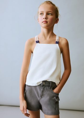 Beaded Detail T-Shirt