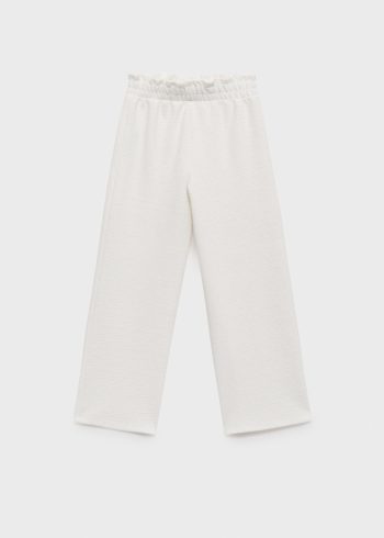 Straight Cut Woven Trousers