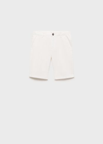 Cotton Chino Bermuda Shorts