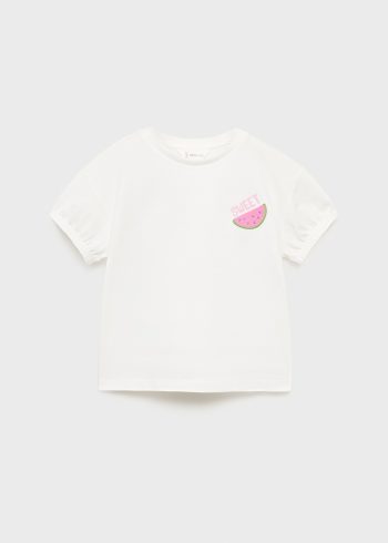Embroidered patterned t-shirt