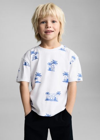 Palm Tree Printed T-Shirt