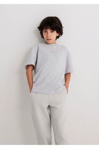 Mavi Organic Cotton Gray Basic T-Shirt Loose Fit / Oversized Cut 6610203-70075